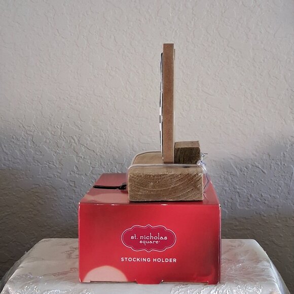 St. Nicholas Square Cat Themed Christmas Stocking Holder - Picture 3 of 12